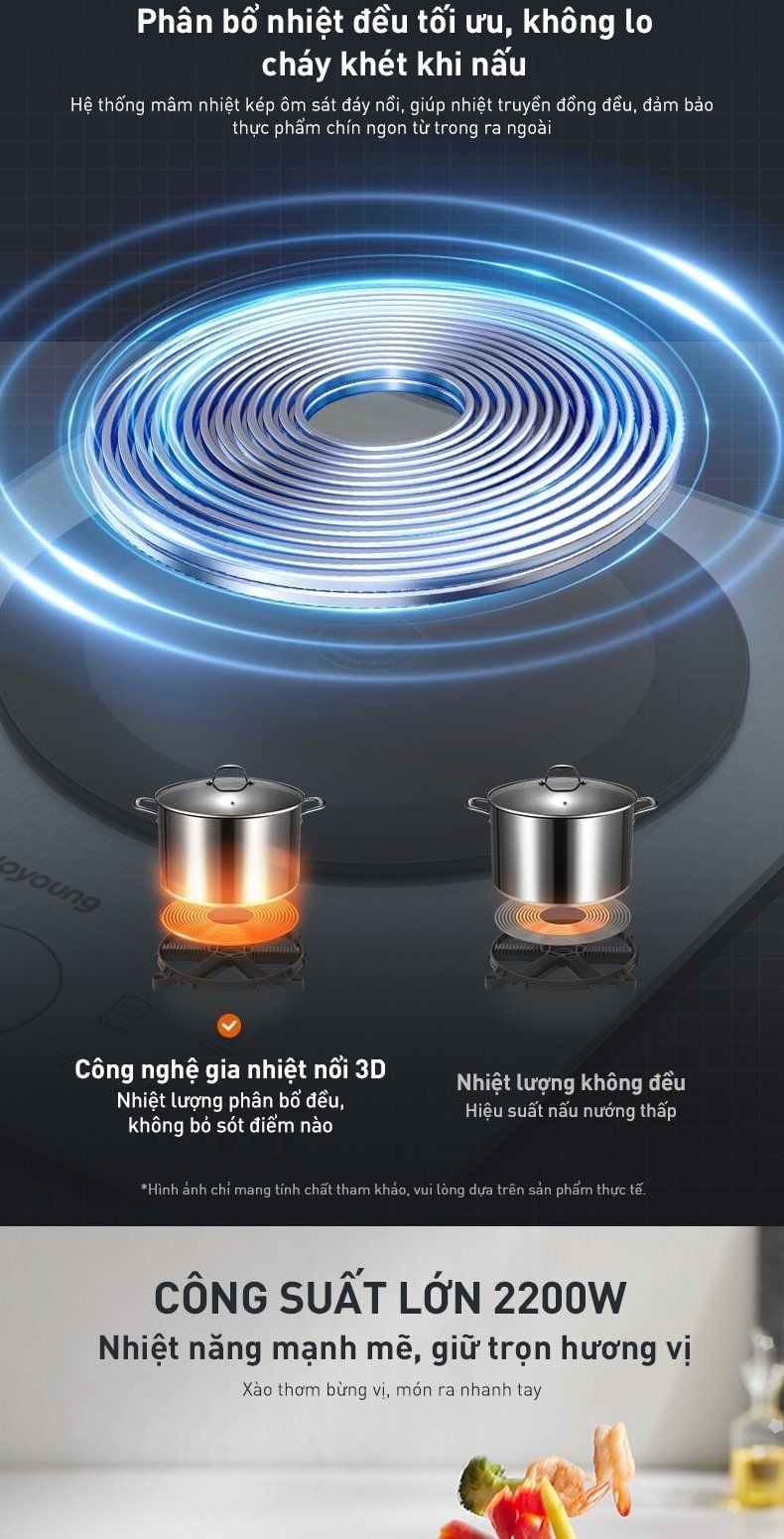 Bếp từ đơn 2200W Joyoung JIC-219 – ảnh 7