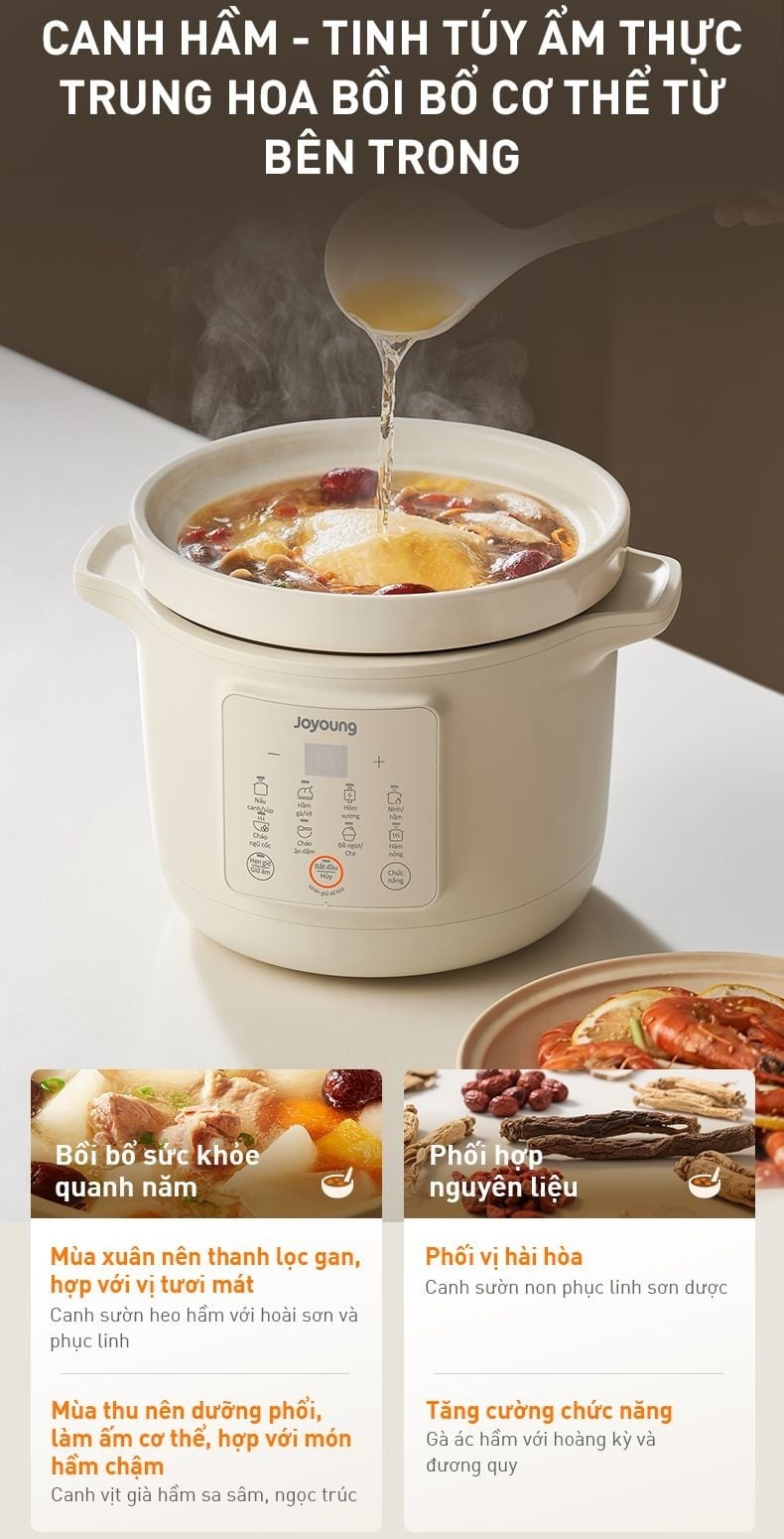 Nồi nấu chậm 3L Joyoung JSC-316 – ảnh 5