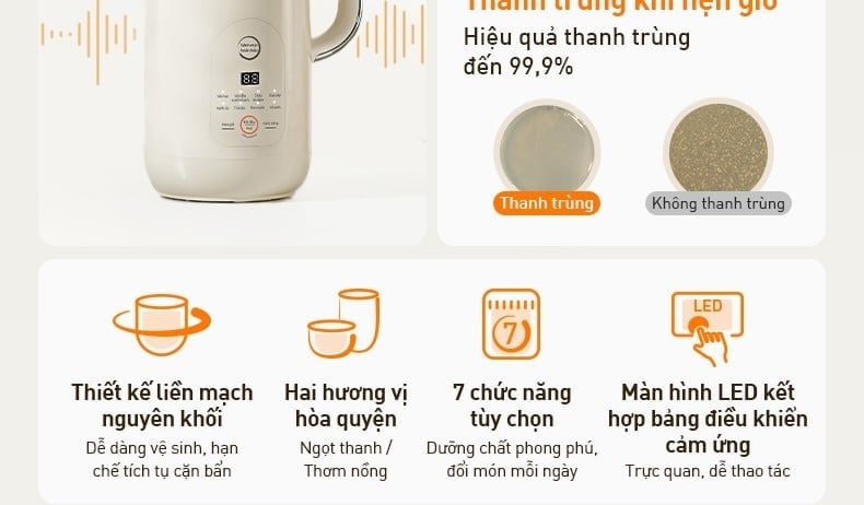 Máy nấu sữa hạt Joyoung JSM-125 – ảnh 7