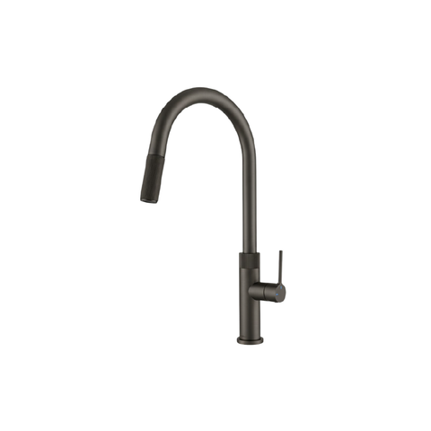 Vòi rửa chén nóng lạnh đồng thau mạ PVD Malloca Titan K1090BS