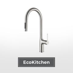 Vòi rửa chén nóng lạnh dây rút inox 304 Malloca K1726SS ảnh 6