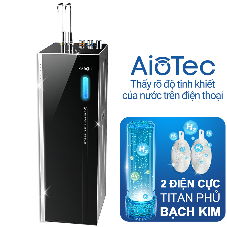  Máy lọc nước Hydro-ion kiềm nóng lạnh Karofi KAE-S688 