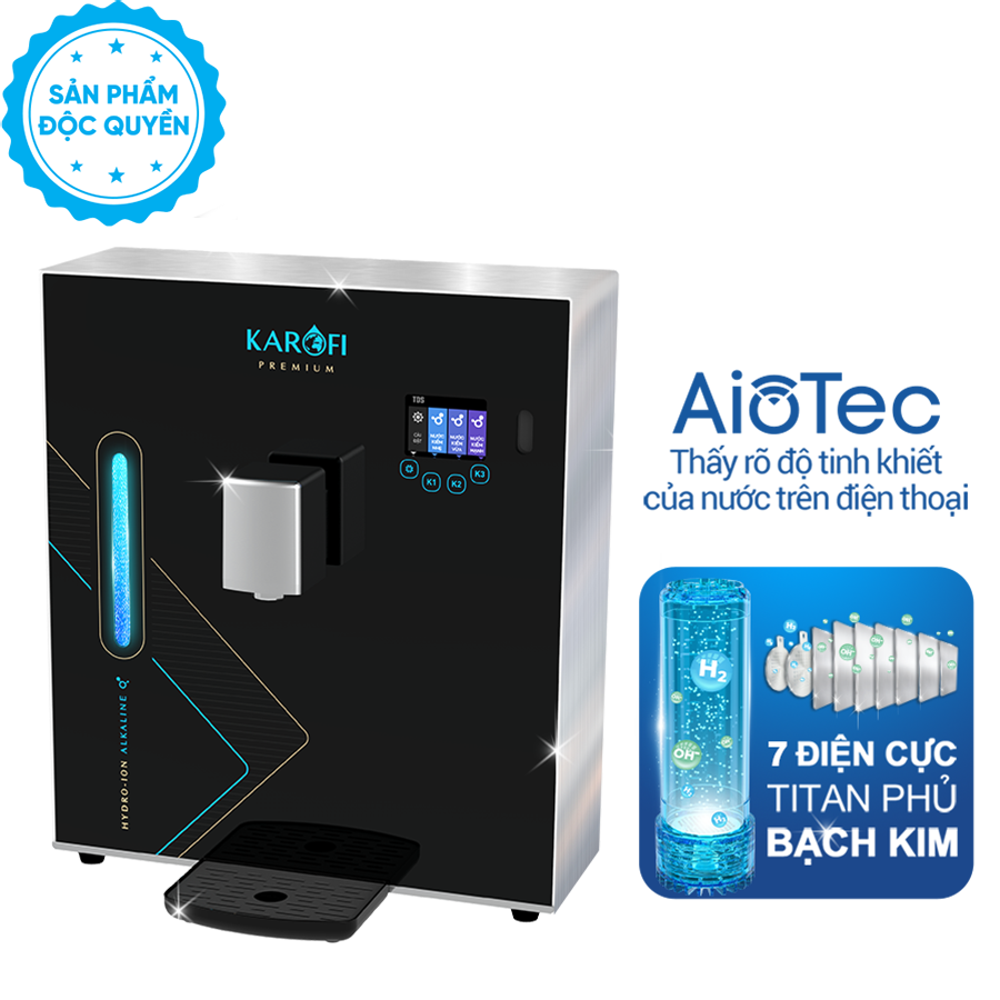  Máy lọc nước Hydro-ion kiềm Karofi DA8 PREMIUM 