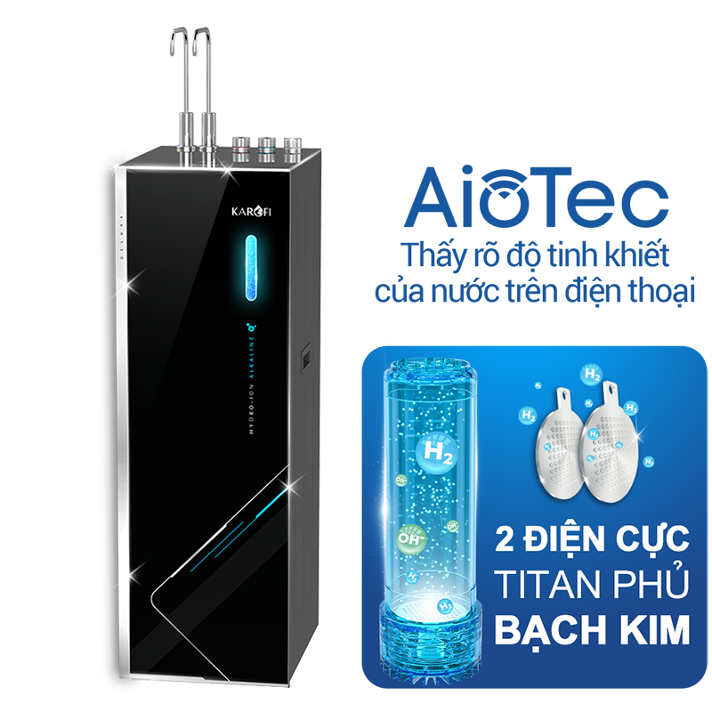Máy lọc nước Nóng lạnh Hydro-ion Kiềm Karofi KAE-S85