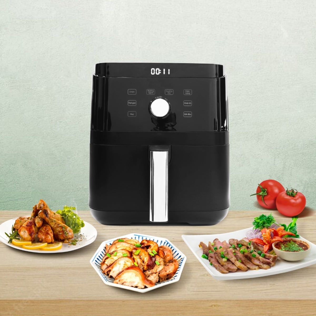 Nồi chiên không dầu Sharp 6 lít KF-AF60EV-BK – ảnh 7