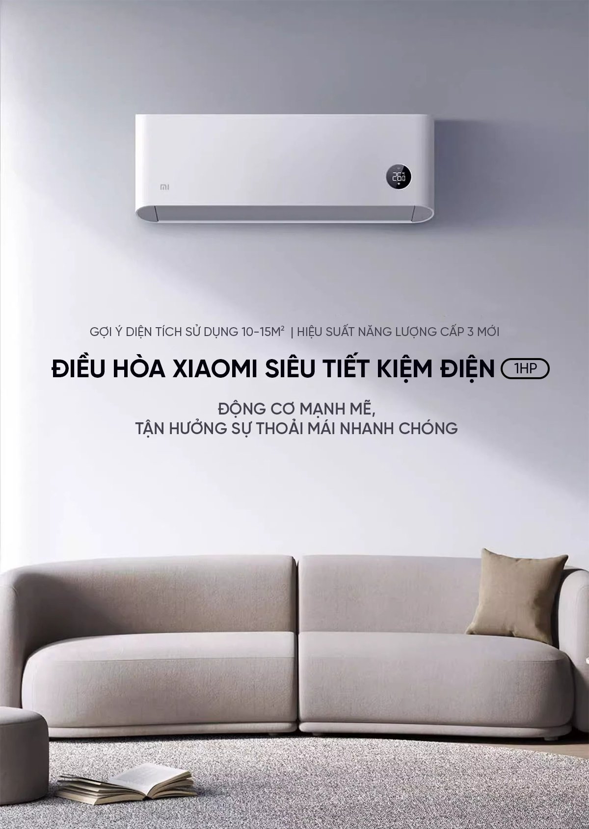 Điều hòa Xiaomi Mijia KFR-26GW/N1A3 1HP 2 chiều – ảnh 2