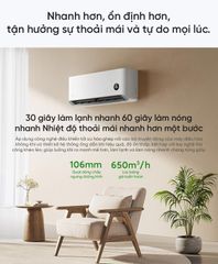 Điều hòa Xiaomi Mijia KFR-26GW/V1A1 1HP 2 chiều ảnh 6