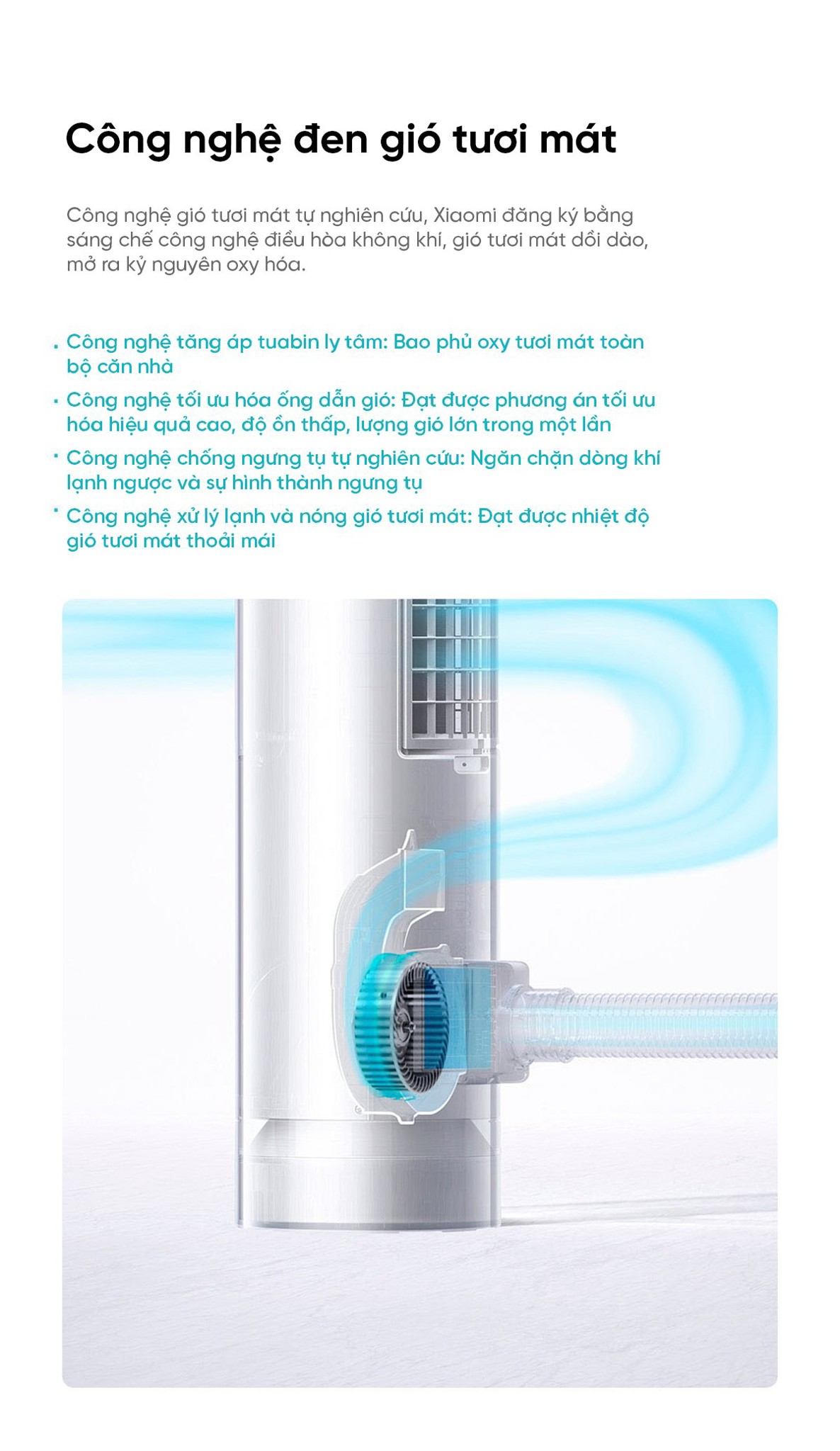 Điều hòa cây Xiaomi Mijia KFR-72LW/F2A1 3HP 2 chiều – ảnh 6