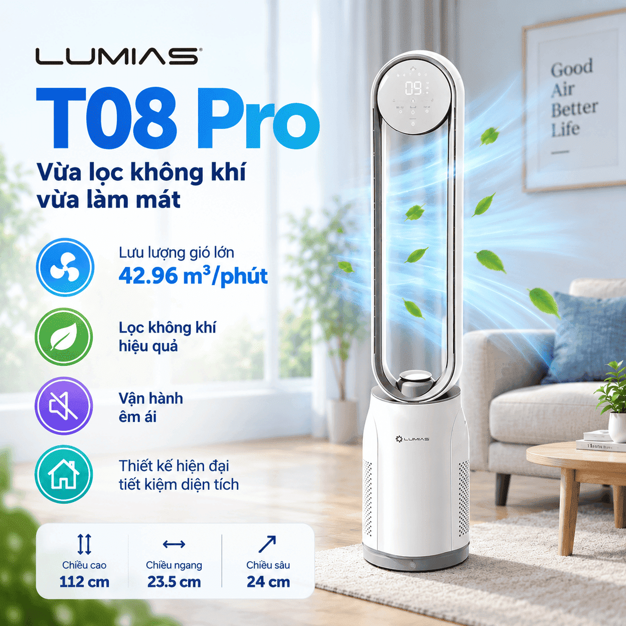 Thiết kế Lumias T08 Pro Thiết kế Lumias T08 Pro