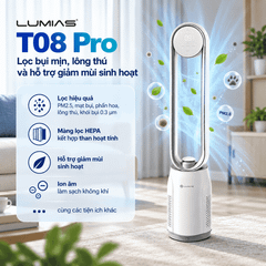 Máy lọc không khí kết hợp quạt không cánh Lumias T08 Pro ảnh 3