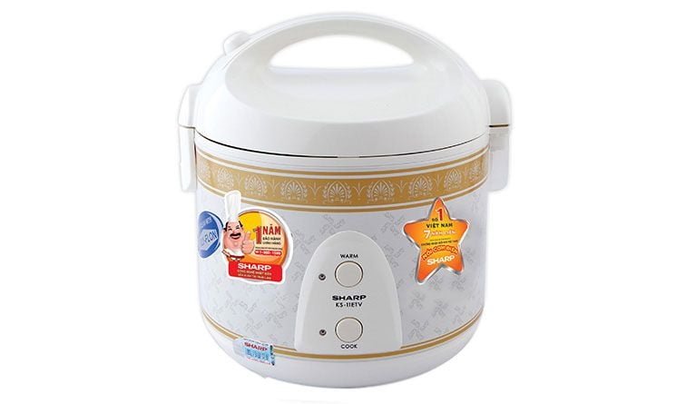 Nồi cơm điện nắp gài Sharp 1 lít KS-11ETV-RB – ảnh 2
