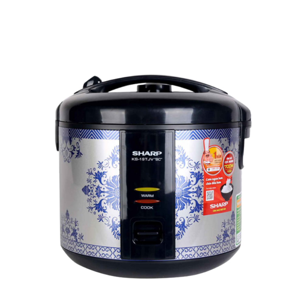 Nồi cơm điện dòng chống dính tăng cường xửng hấp Sharp 1.8 lít KS-19TJV-BC – ảnh 5