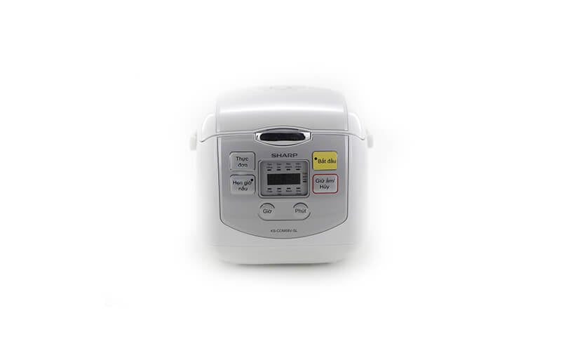 Nồi cơm điện tử Sharp 0.72 lít KS-COM08V-SL