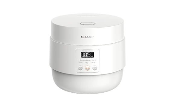 Nồi cơm điện tử Sharp 1 lít KS-COM100DV-WH