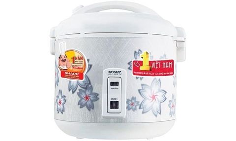 Nồi cơm điện nắp gài Sharp 1.8 lít KS-N182ETV-SW