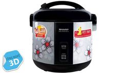 Nồi cơm điện nắp gài Sharp 1.8 lít KS-NR181STV ảnh 1