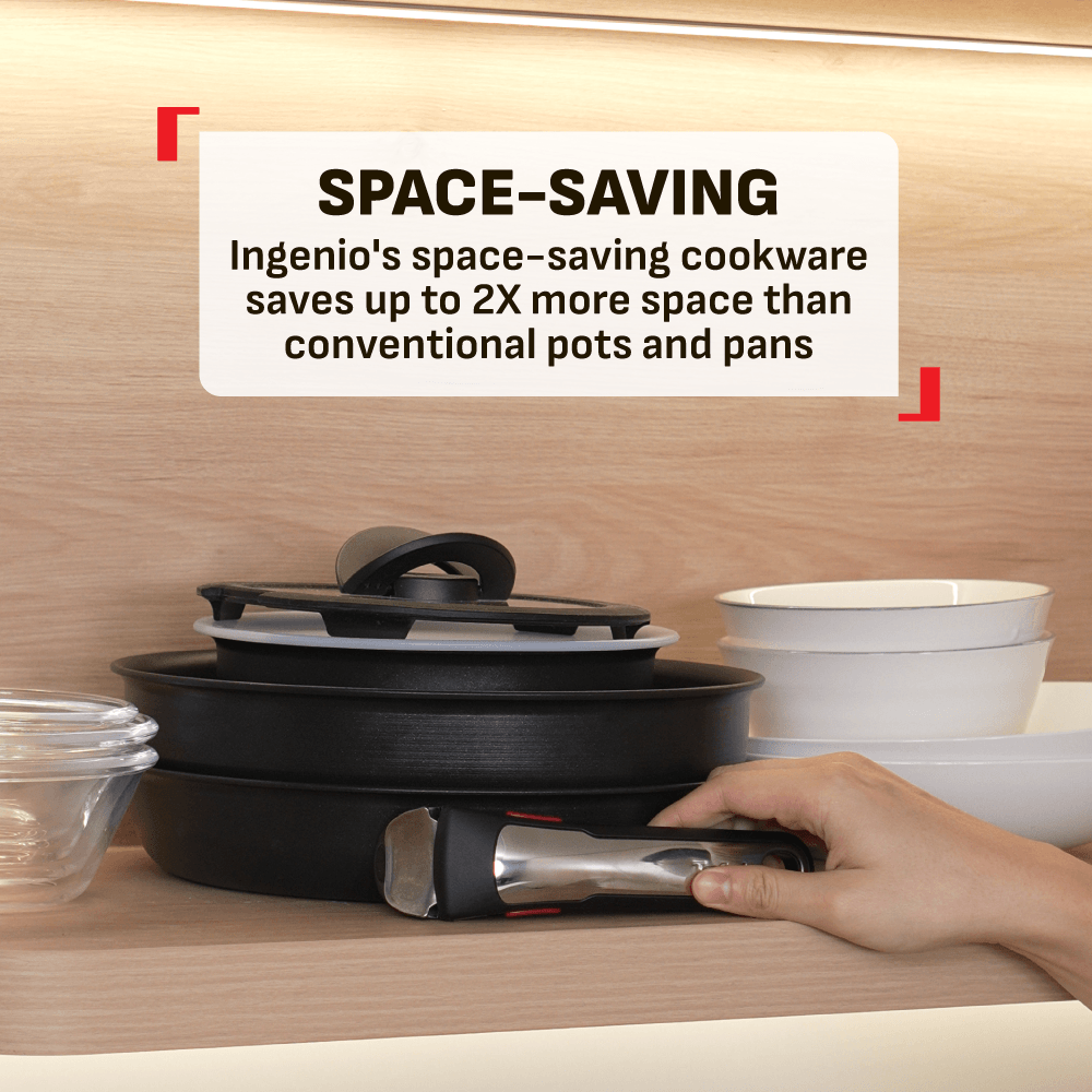 Bộ nồi chảo cán rời 6 món Tefal Ingenio Unlimited L7819022 – ảnh 4