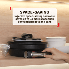 Bộ nồi chảo cán rời 6 món Tefal Ingenio Unlimited L7819022 ảnh 4