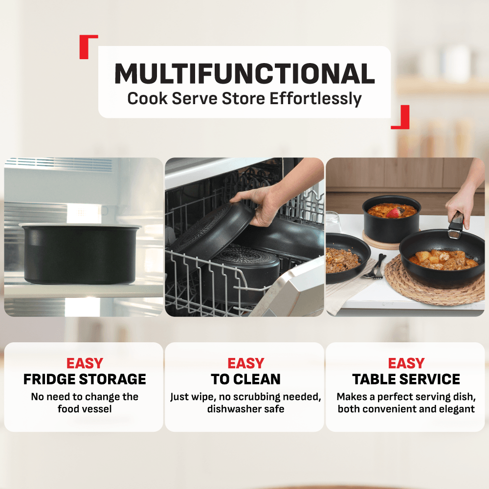 Bộ nồi chảo cán rời 6 món Tefal Ingenio Unlimited L7819022 – ảnh 2