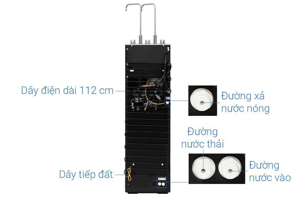 Máy lọc nước Mutosi MP-S129H - hình ảnh thực tế Máy lọc nước Mutosi MP-S129H - hình ảnh thực tế