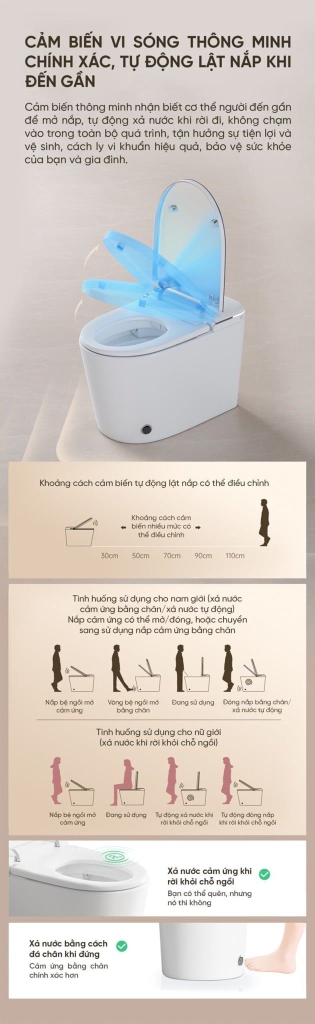Bồn cầu thông minh Xiaomi Little Whale Wash M9 Khử trùng tia UV – ảnh 7