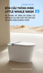 Bồn cầu thông minh Xiaomi Little Whale Wash X5 ảnh 2