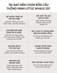 Bồn cầu thông minh Xiaomi Little Whale Wash X5 ảnh 3