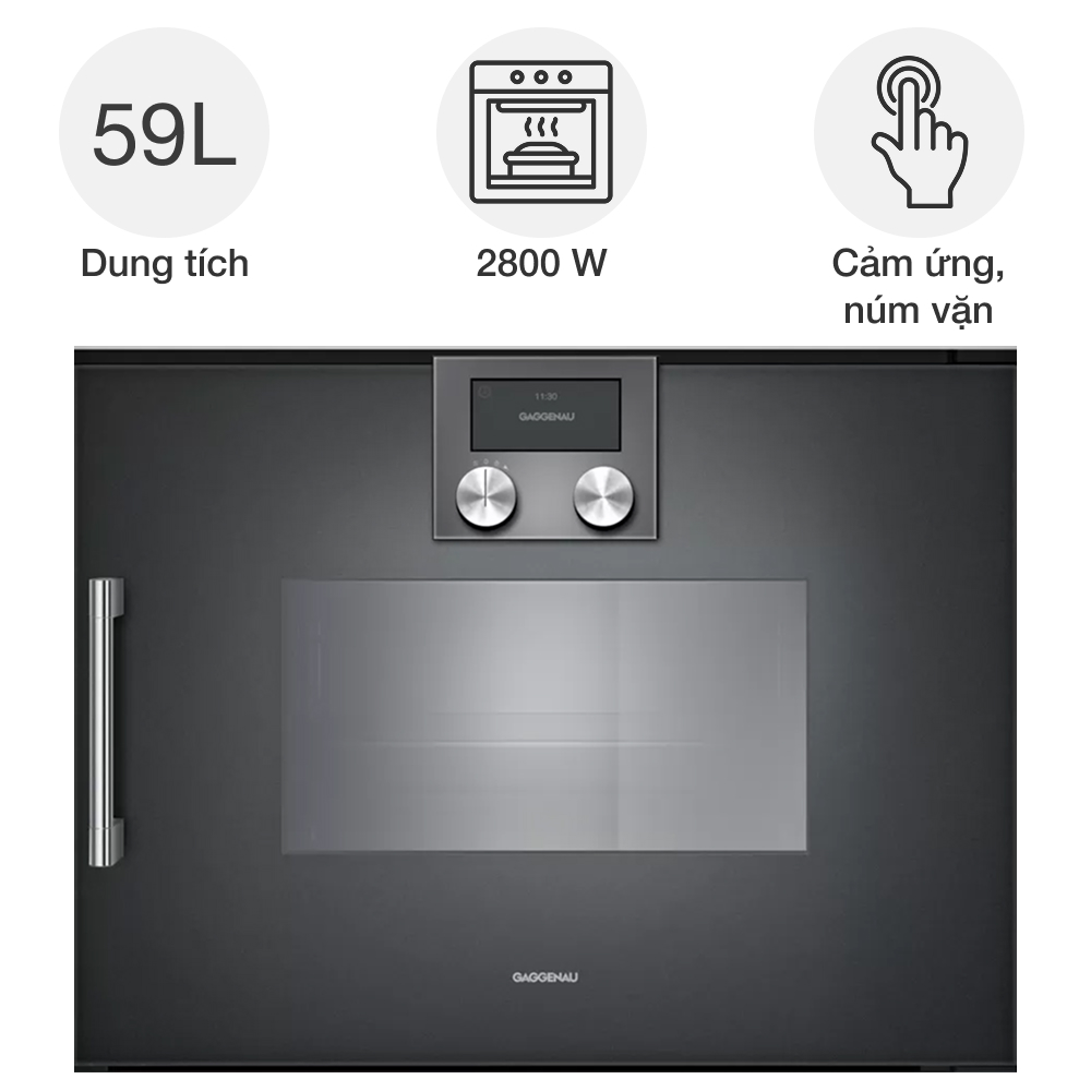 Lò hấp Gaggenau BSP22 Series 200 âm tủ