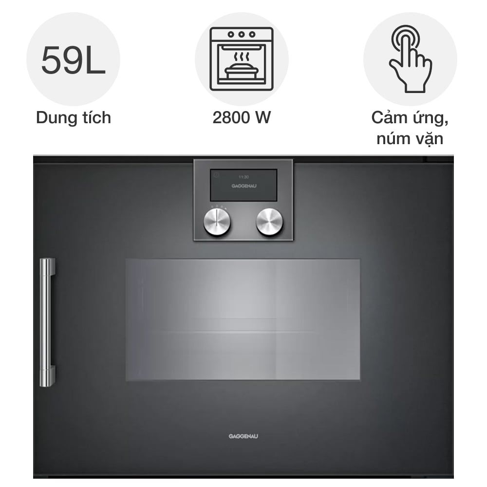 Lò hấp Gaggenau BSP22 Series 200 âm tủ