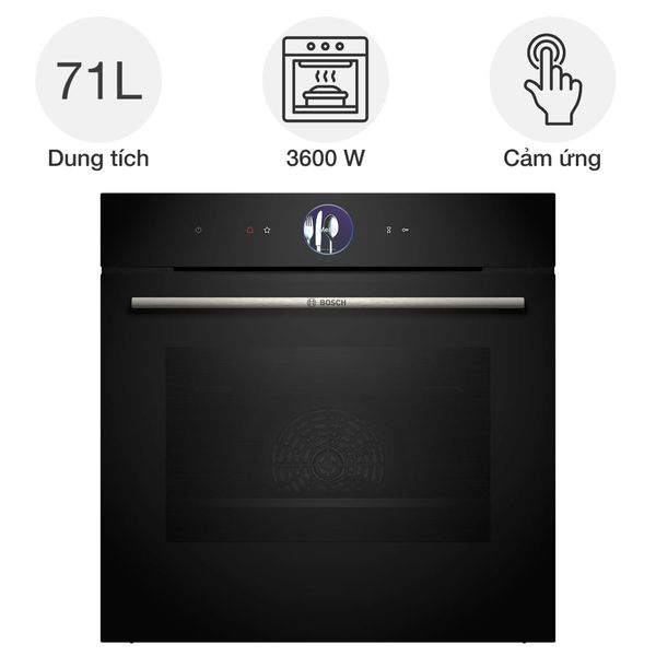 Lò nướng Bosch HBG7361B1 Series 8 âm tủ