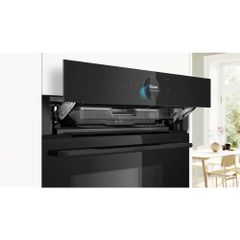 Lò nướng kèm vi sóng và bổ sung hơi nước Bosch HNG978QB1 Serie 8 âm tủ ảnh 6