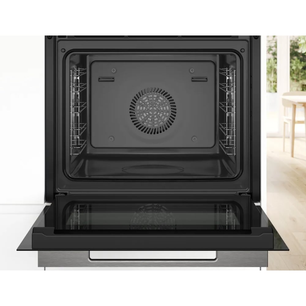 Hấp Steam Plus 120°C – Lò nướng Bosch HSG7361B1 kèm hấp Series 8 âm tủ