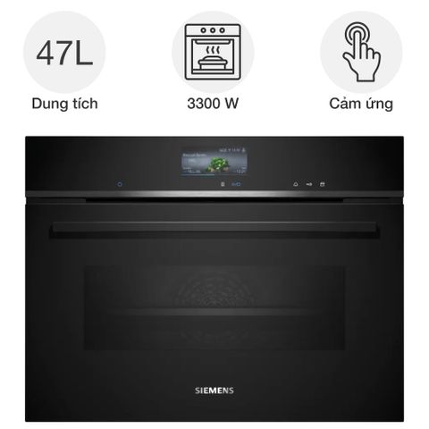 Lò nướng kèm hấp Siemens CS736G1B1 iQ700 âm tủ