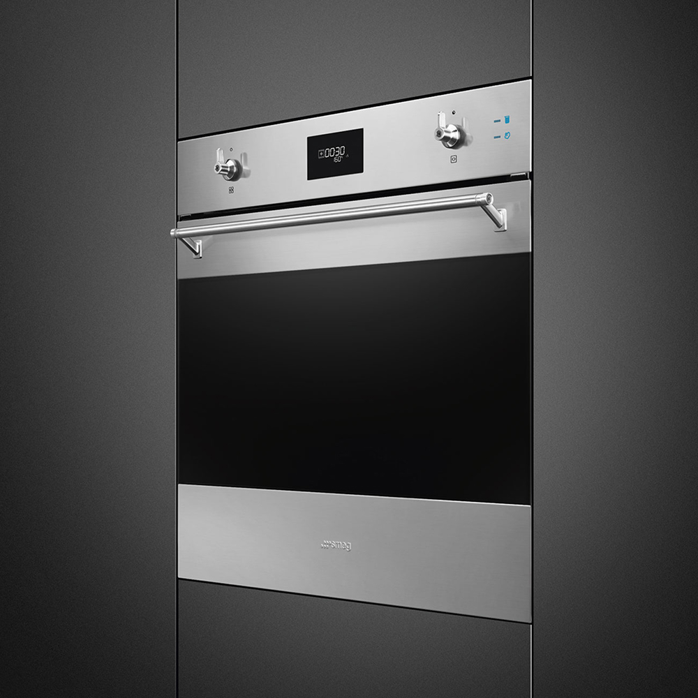 Lò nướng kèm hấp Smeg Classica SO6301S2X âm tủ – ảnh 3