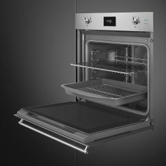 Lò nướng kèm hấp Smeg Classica SO6301S2X âm tủ ảnh 5