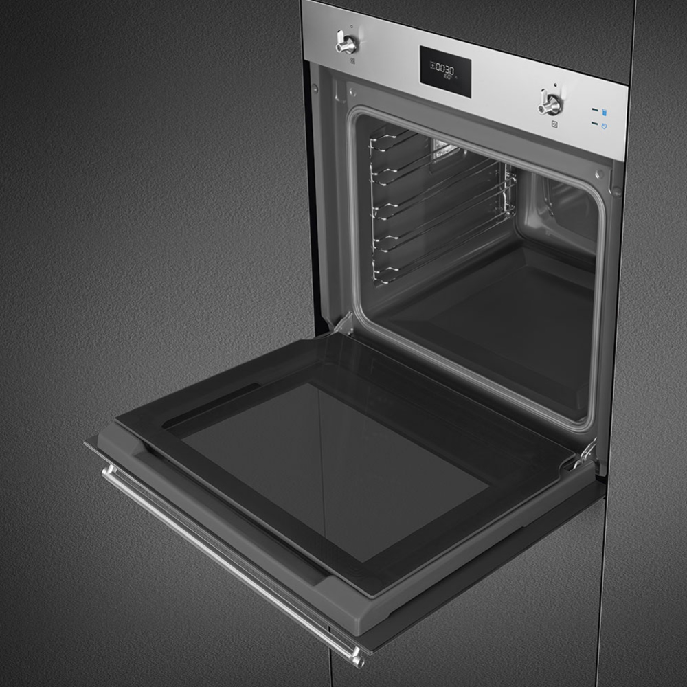 Lò nướng kèm hấp Smeg Classica SO6301S2X âm tủ – ảnh 8
