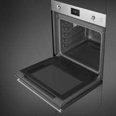 Lò nướng kèm hấp Smeg Classica SO6301S2X âm tủ ảnh 8