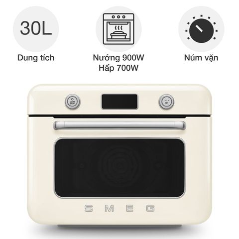 Lò nướng kèm hấp SMEG COF01 độc lập