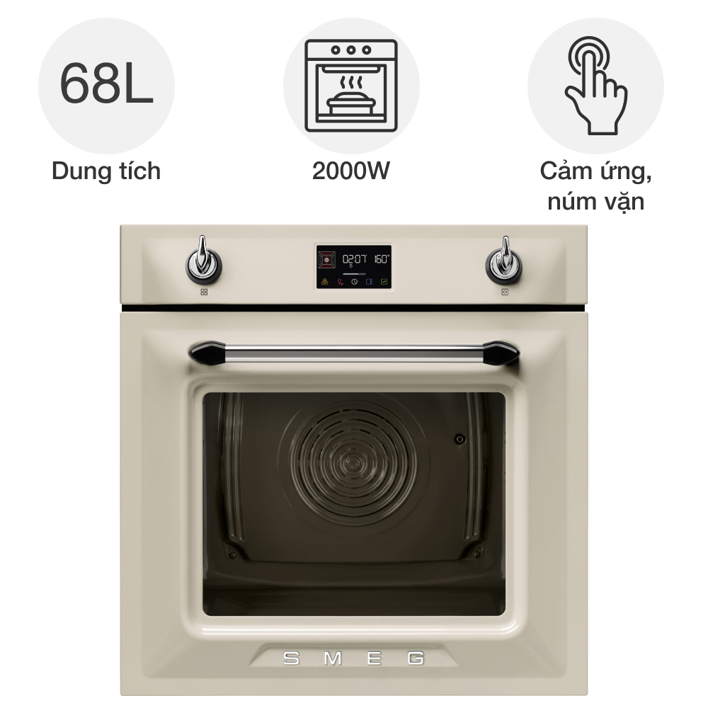 Lò nướng kèm hấp Smeg Victoria SOP6902S2P Âm tủ