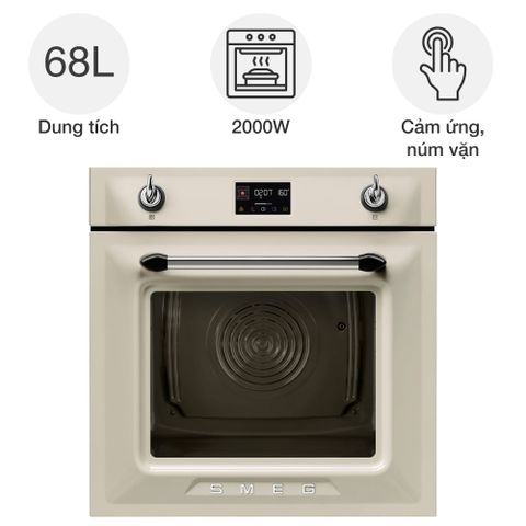 Lò nướng kèm hấp Smeg Victoria SOP6902S2P Âm tủ
