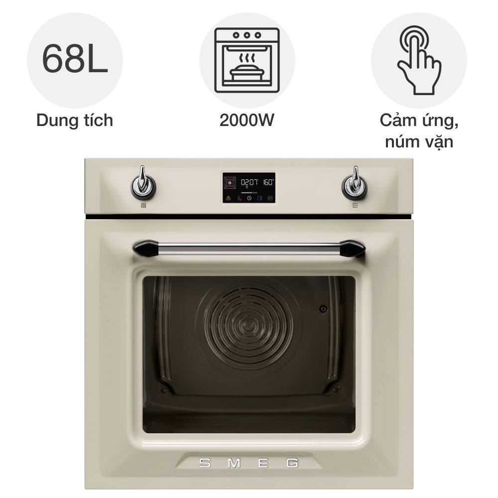 Lò nướng kèm hấp Smeg Victoria SOP6902S2P Âm tủ
