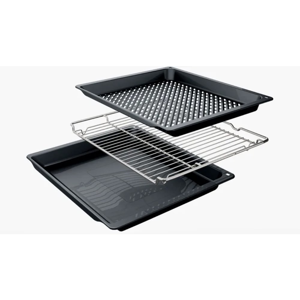 Crisp Finish giòn hoàn hảo – Lò nướng Bosch CMG978NB1 kèm vi sóng Series 8 Accent Line âm tủ