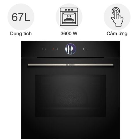 Lò nướng Bosch HMG7361B1 kèm vi sóng series 8 âm tủ
