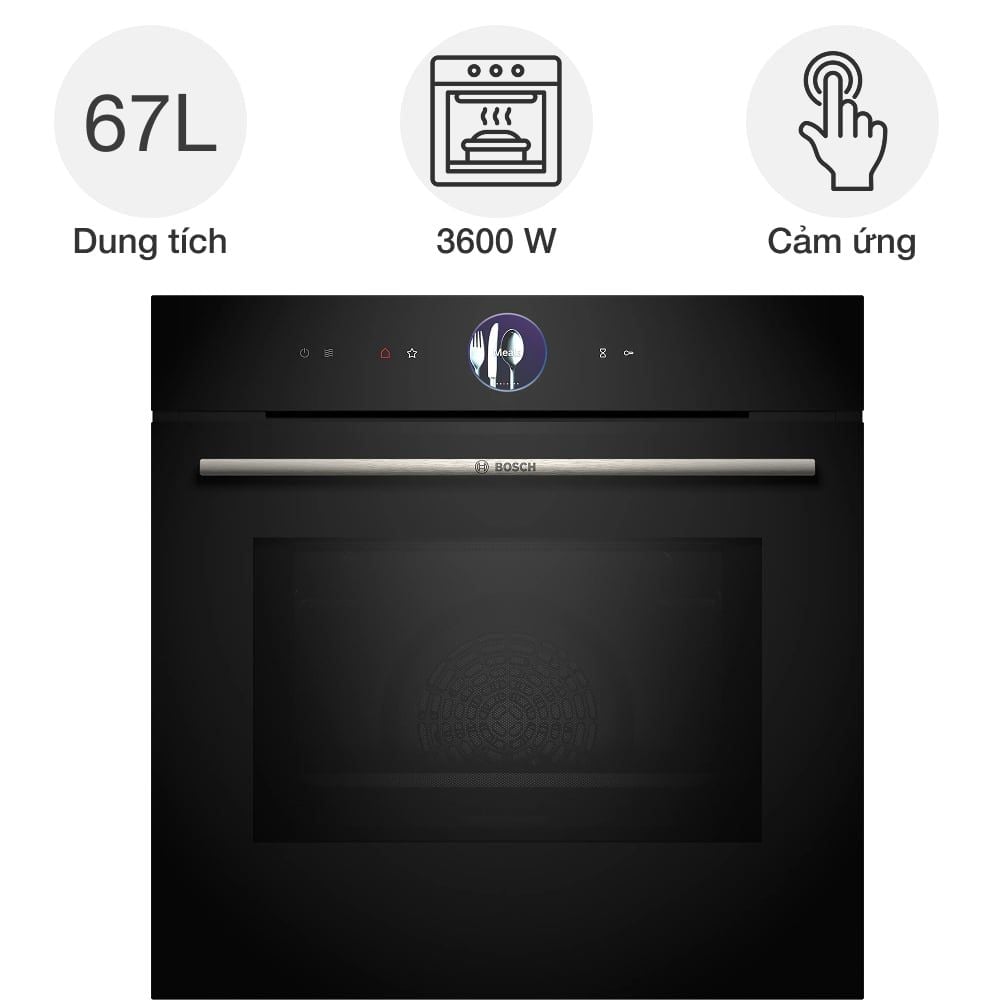 Lò nướng kèm vi sóng Bosch HMG7361B1 series 8 âm tủ