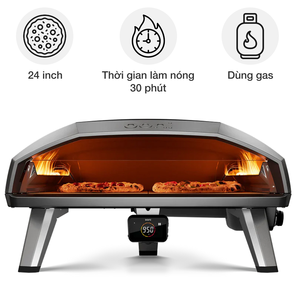Lò nướng pizza ngoài trời Ooni Koda 2 Max 24 inch