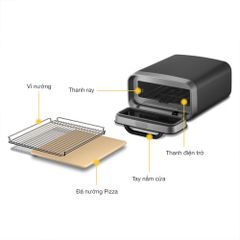 Lò nướng pizza điện Ooni Volt 2 UU-P35C00 12 inch ảnh 8
