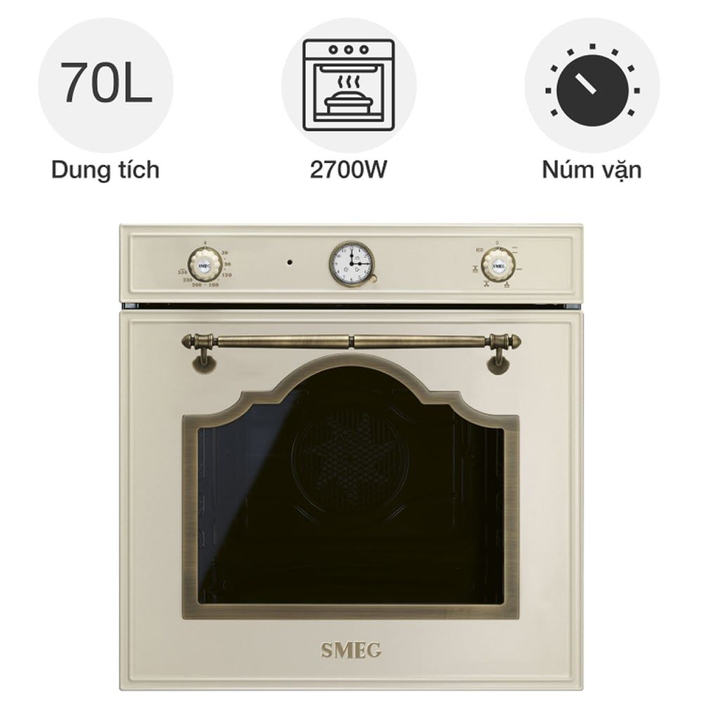 Lò nướng Smeg Cortina SF67C1 âm tủ