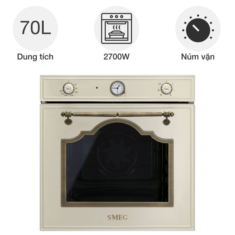 Lò nướng Smeg Cortina SF700 âm tủ