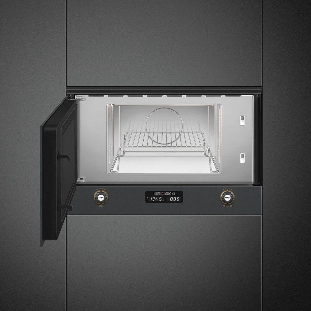 Lò vi sóng kèm nướng Smeg Cortina MP722AO – ảnh 3