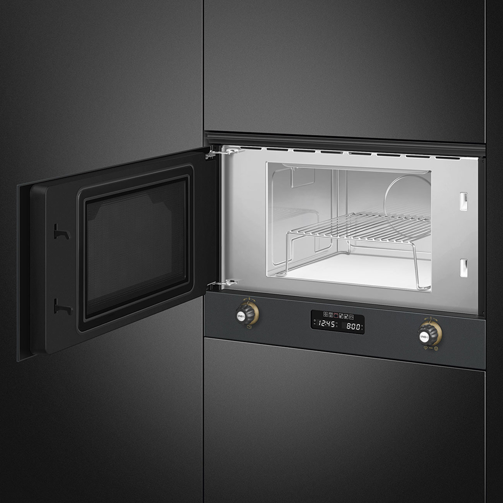 Lò vi sóng kèm nướng Smeg Cortina MP722AO – ảnh 4